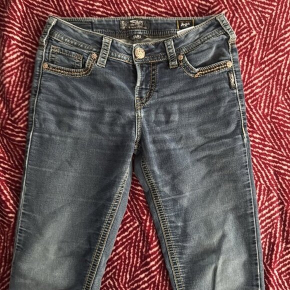 Silver Jeans 29 Medium Wash Suki Mid Pencil Skinny - Picture 3 of 11